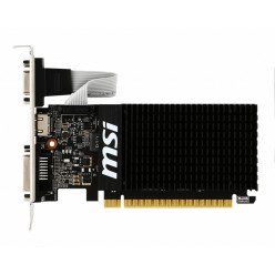 MSI GeForce GT 710 (GT 710 2GD3H LP) /  2GB GDDR3 64Bit 954/1600Mhz, D-Sub, DVI-D, HDMI, Passive Heatsink, Low Profile Design, Retail